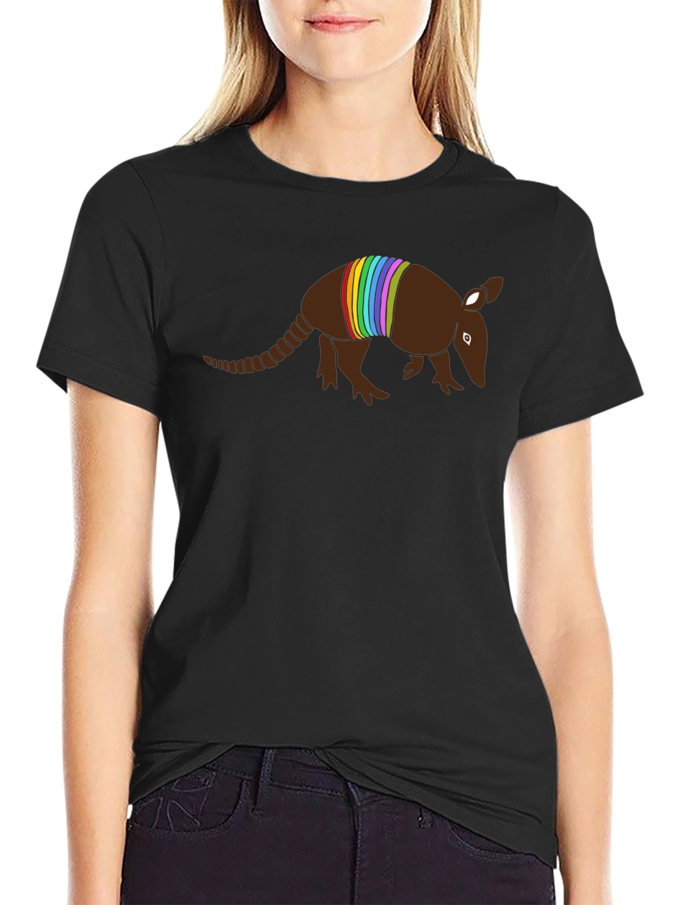 Armadillo Pride Graphic Tee - Black