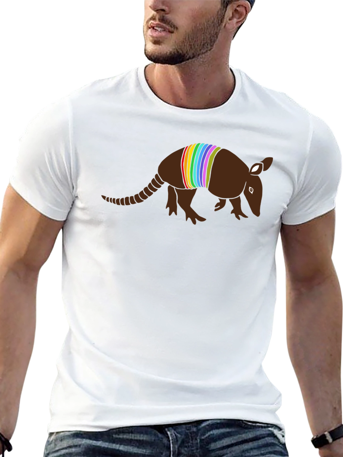 Armadillo Pride Graphic Tee - Black