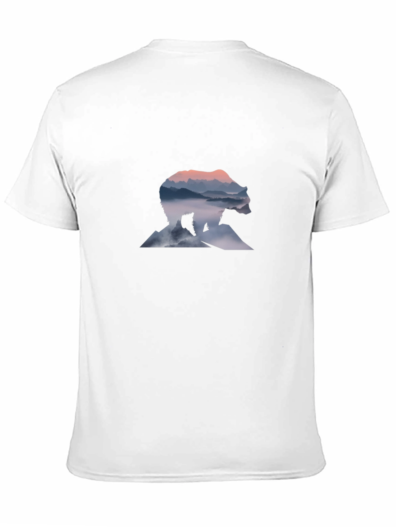 Bear Mountain Graphic Tee - Black Cotton Comfort