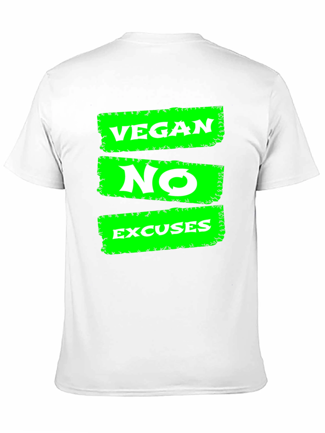Vegan No Excuses Graphic Tee - Black