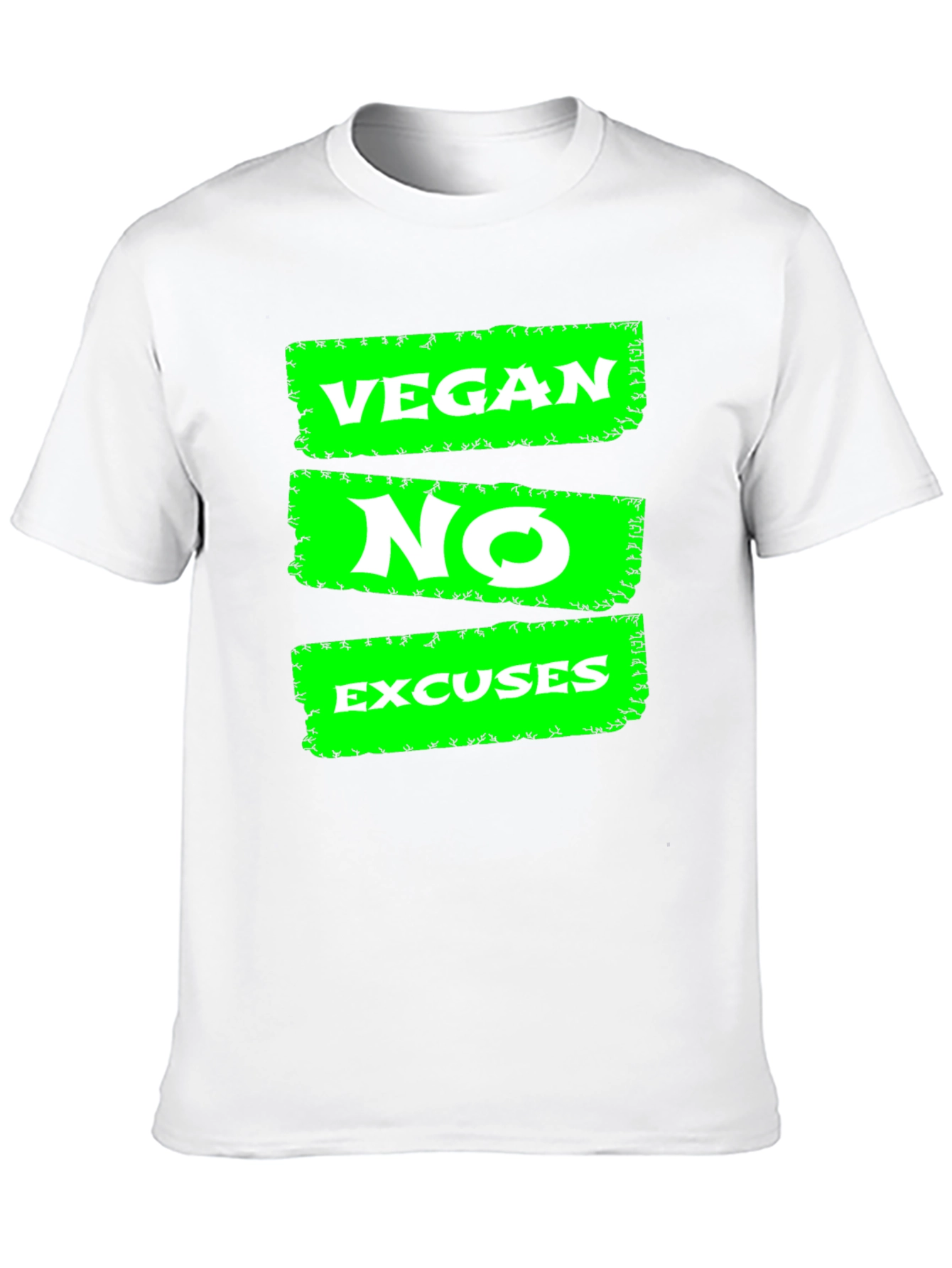 Vegan No Excuses Graphic Tee - Black