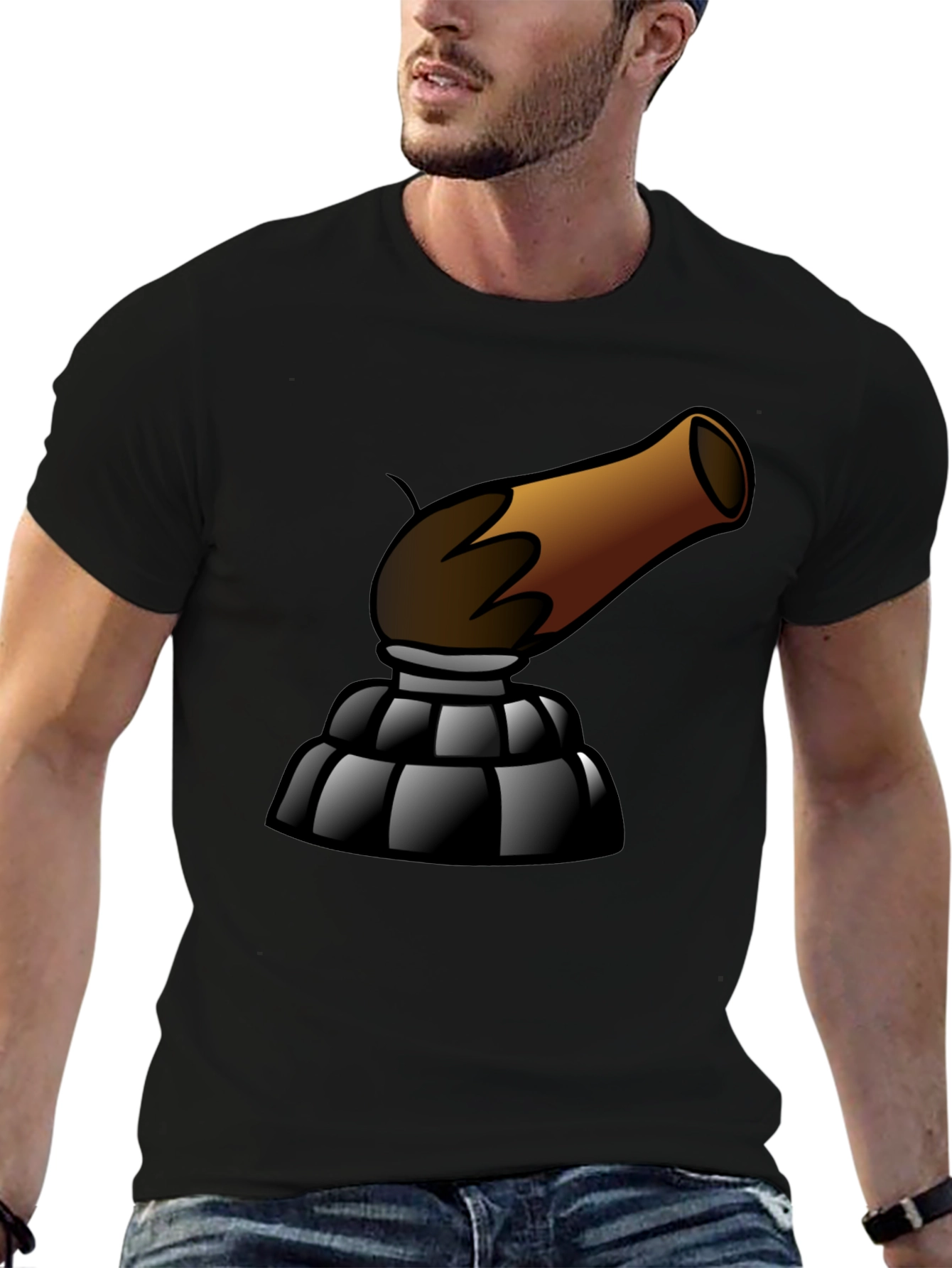 Cartoon Cannon Graphic Tee