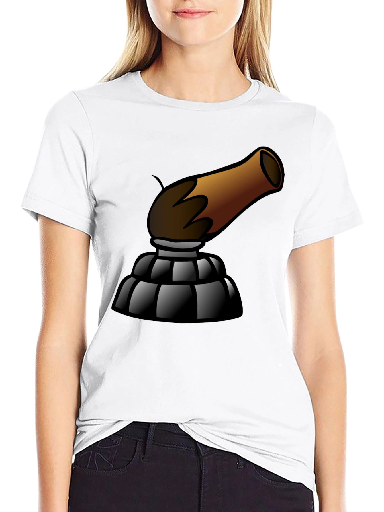 Cartoon Cannon Graphic Tee