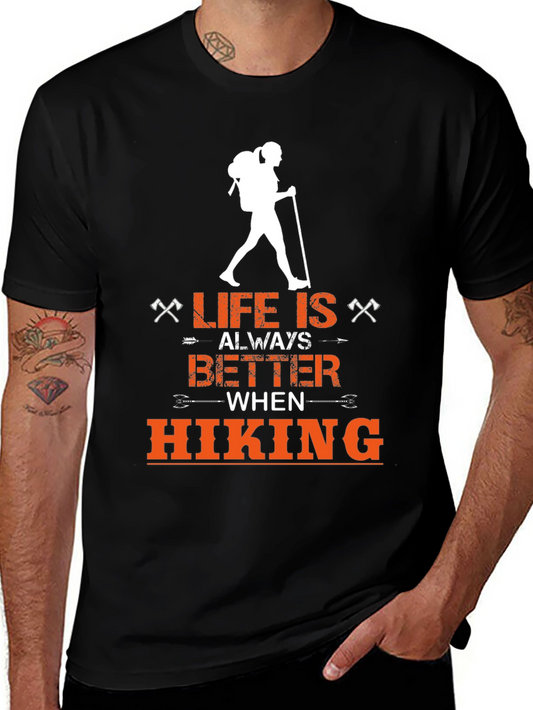 Hiking Adventure T-Shirt - Life is Better Hiking