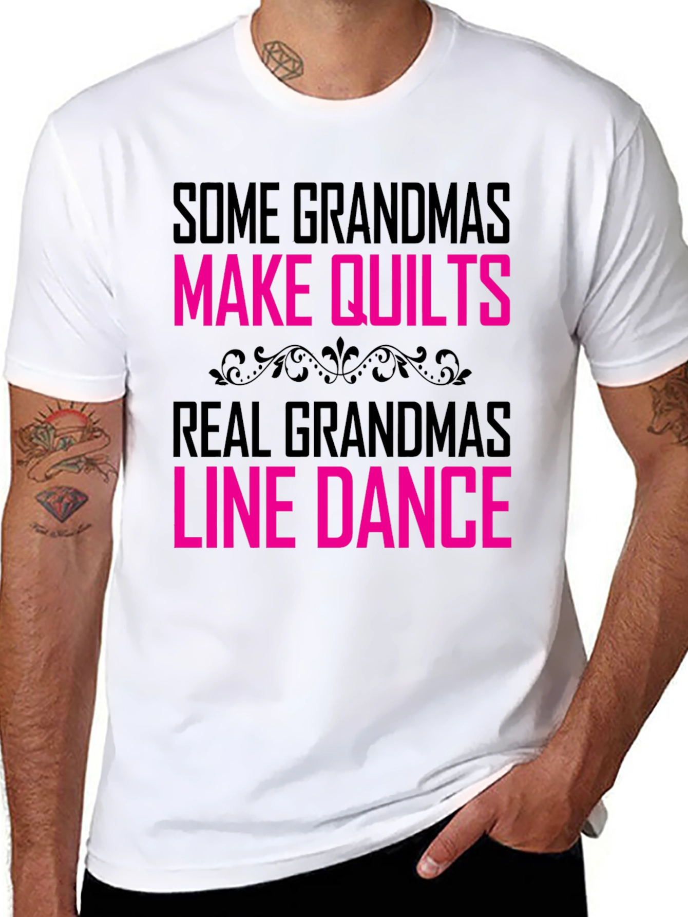 Funny Grandma Line Dance T-Shirt