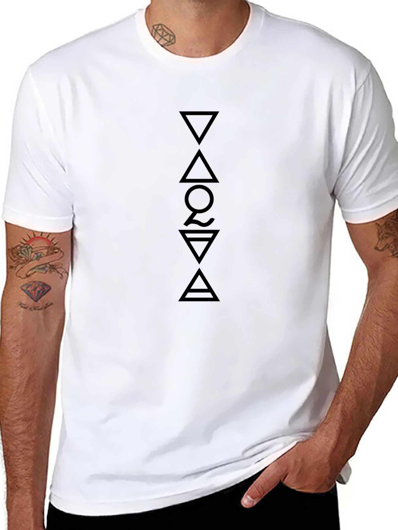 Elemental Symbols T-Shirt - Black