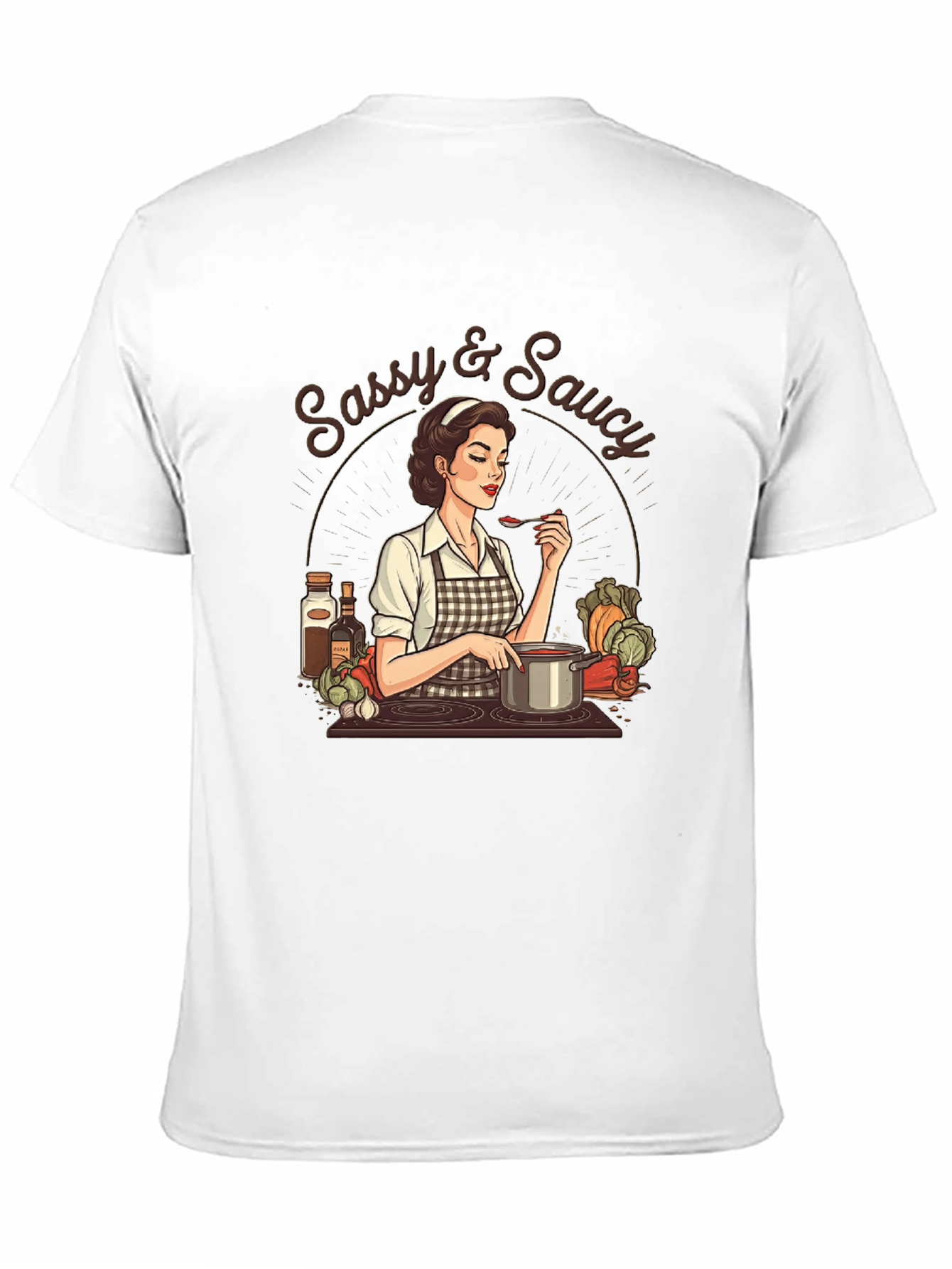 Sassy & Saucy Retro Cook T-Shirt