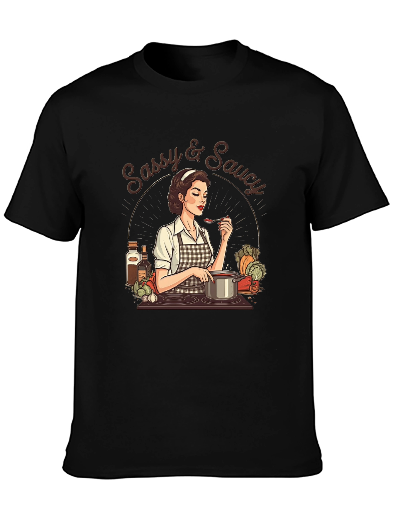 Sassy & Saucy Retro Cook T-Shirt