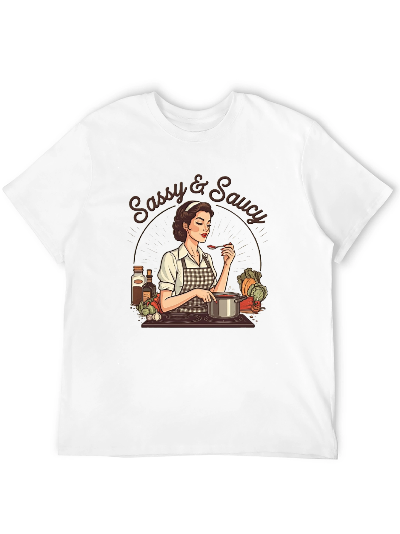 Sassy & Saucy Retro Cook T-Shirt