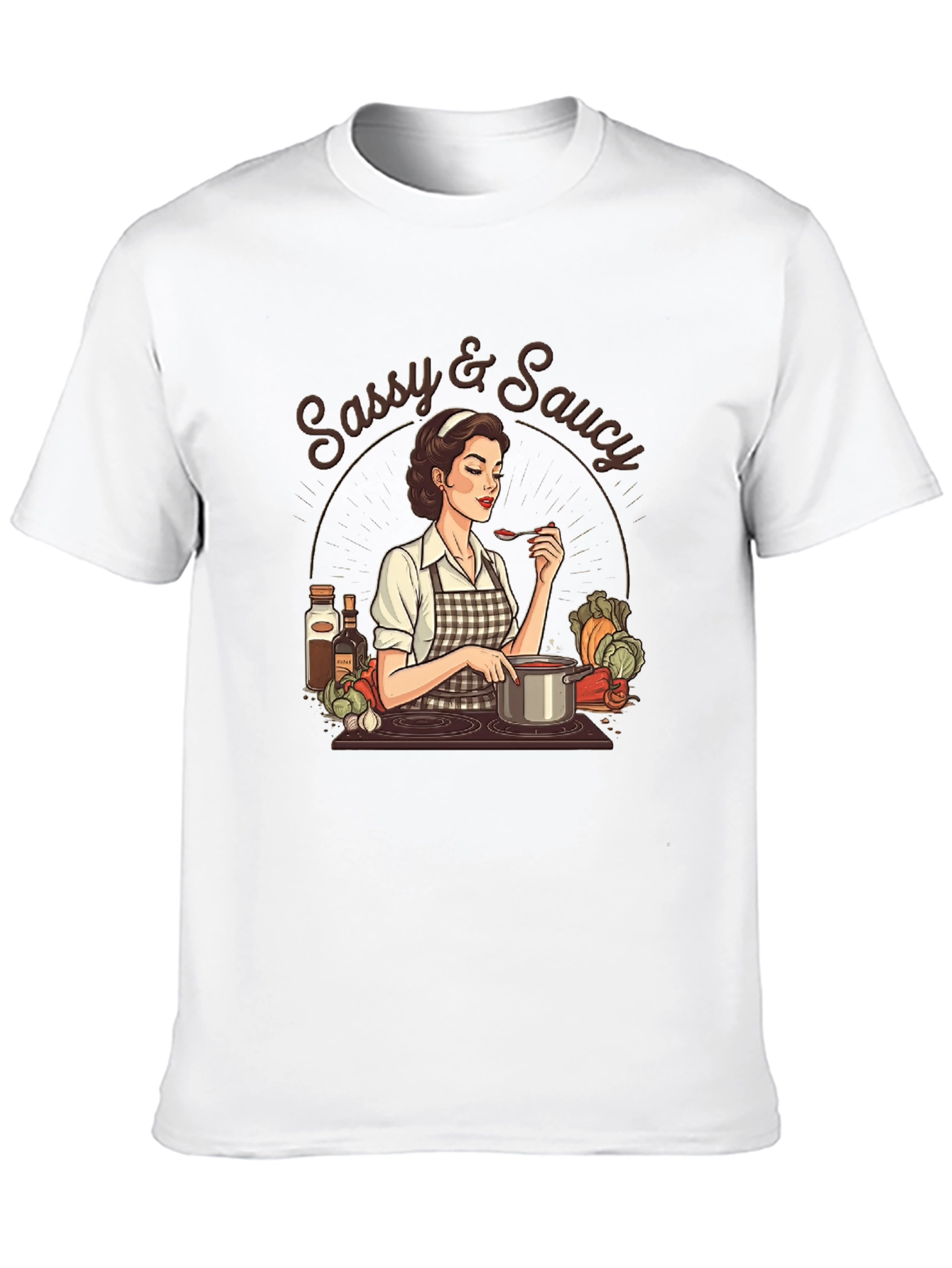 Sassy & Saucy Retro Cook T-Shirt