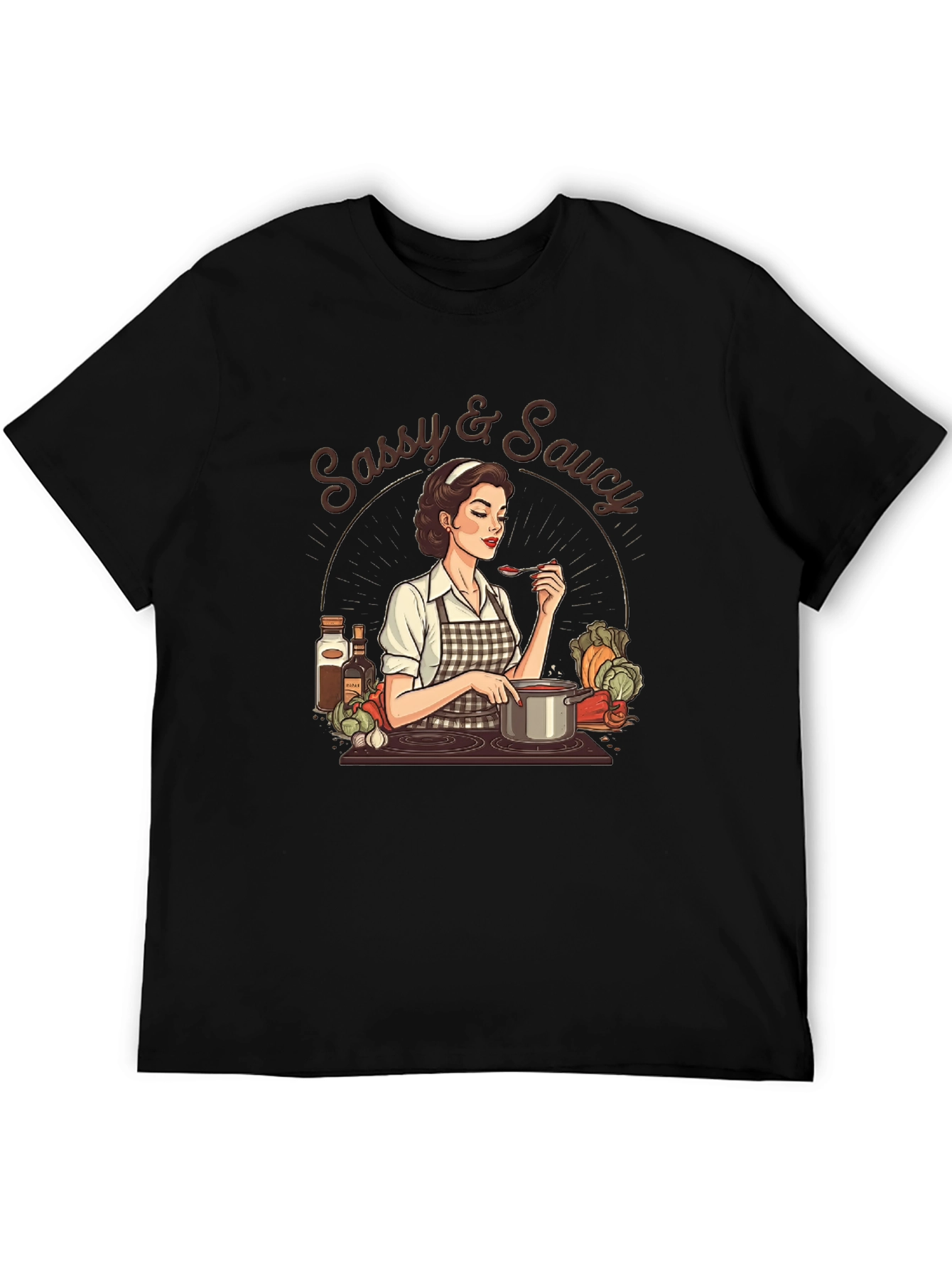 Sassy & Saucy Retro Cook T-Shirt