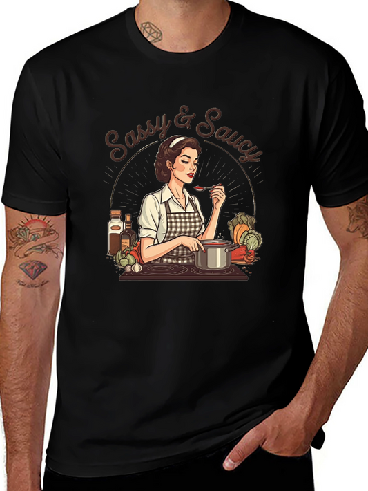 Sassy & Saucy Retro Cook T-Shirt