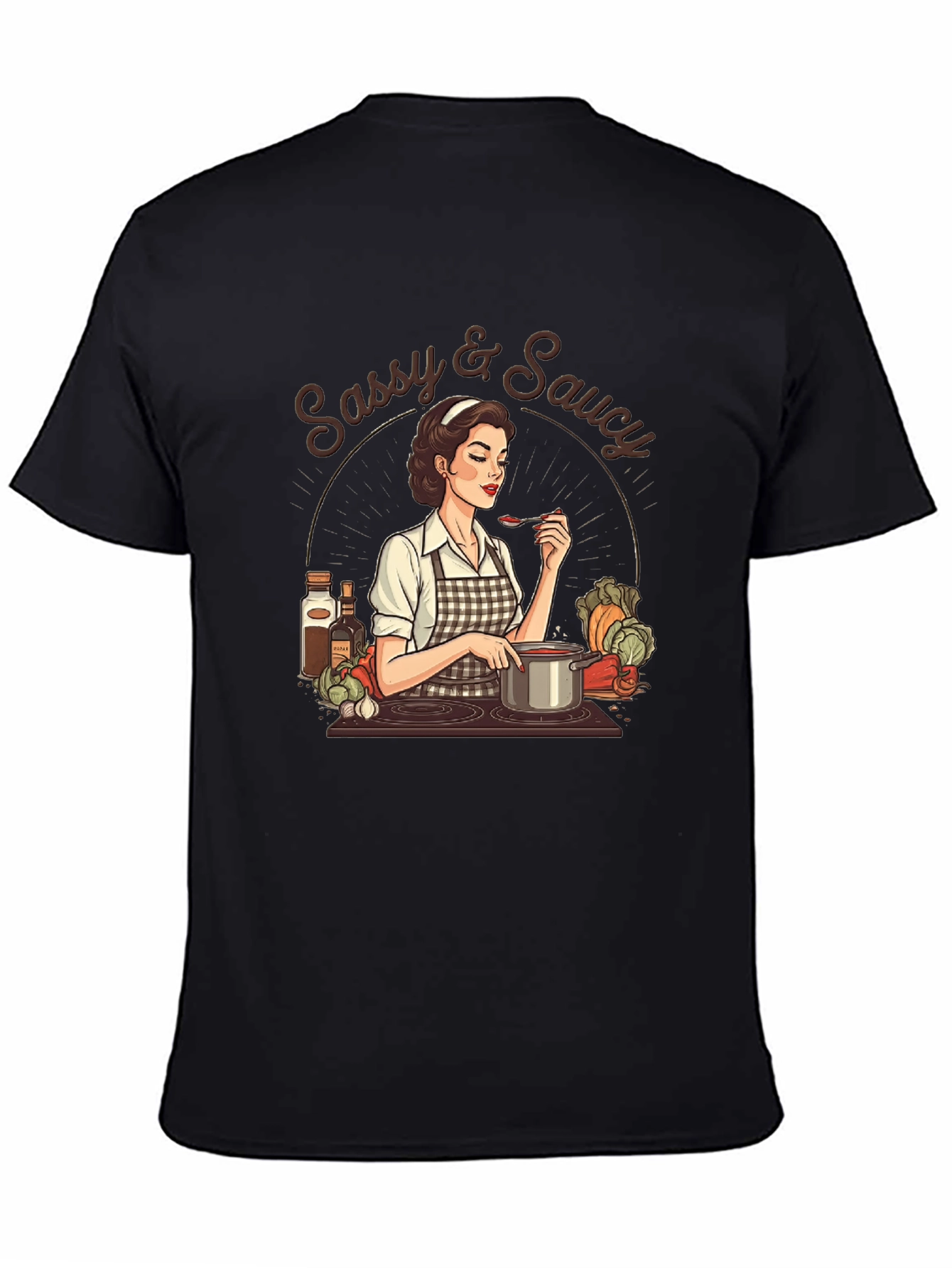Sassy & Saucy Retro Cook T-Shirt