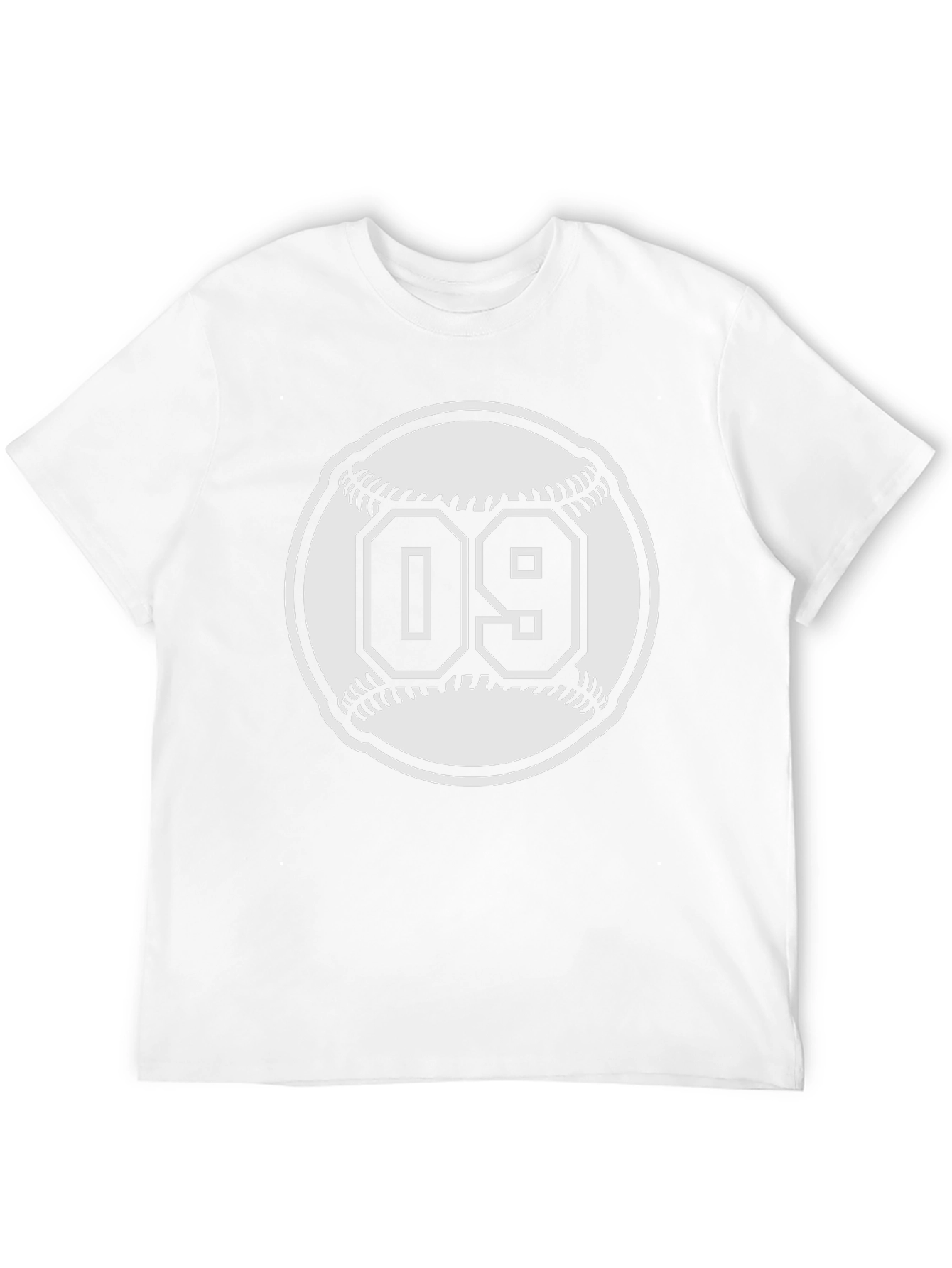 Baseball 09 Black Graphic T-Shirt