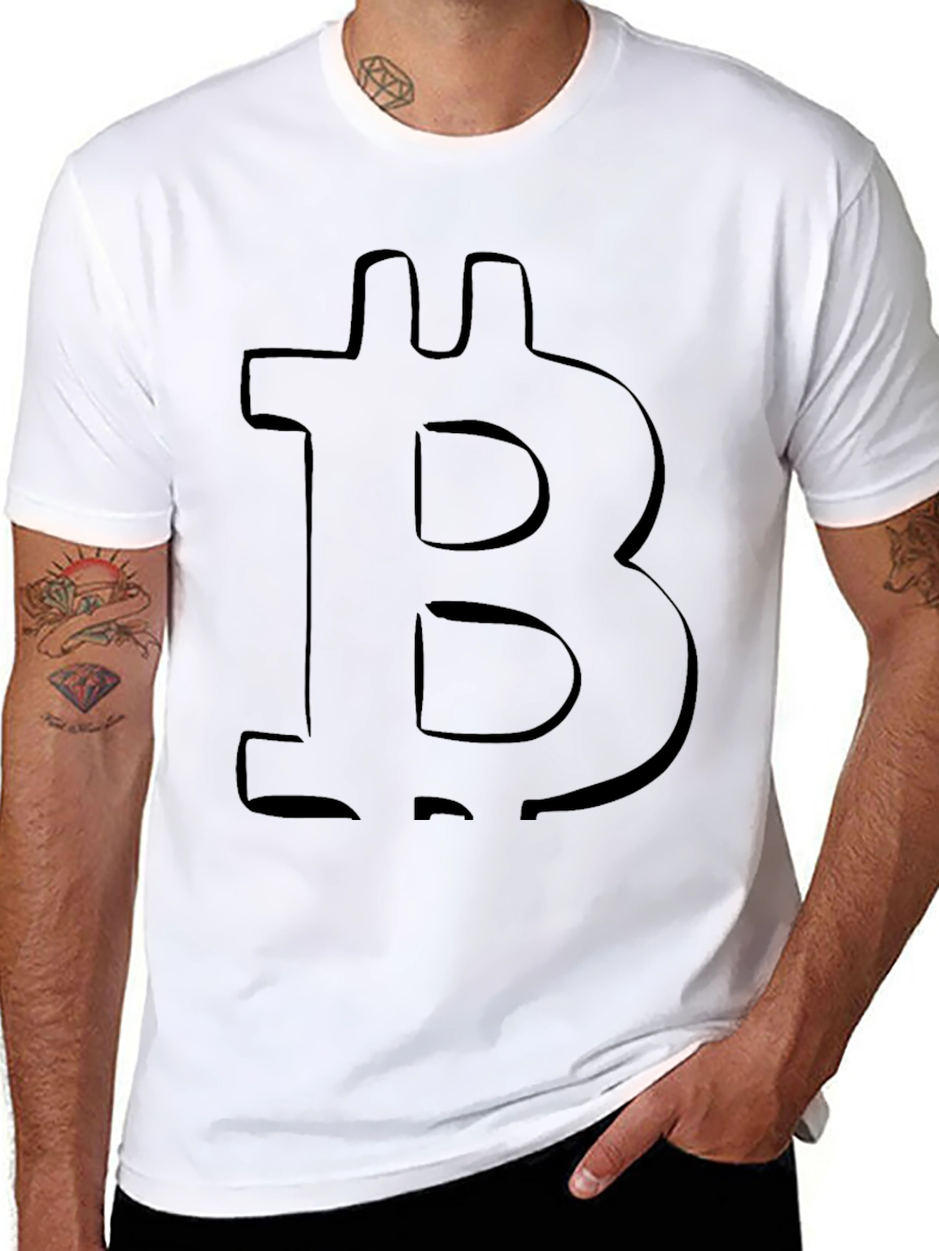 Bitcoin Logo T-Shirt - Crypto Enthusiast Apparel