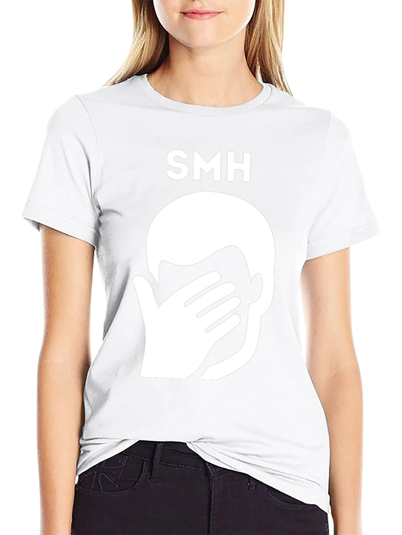 SMH Graphic Tee - Face Palm Funny T-Shirt