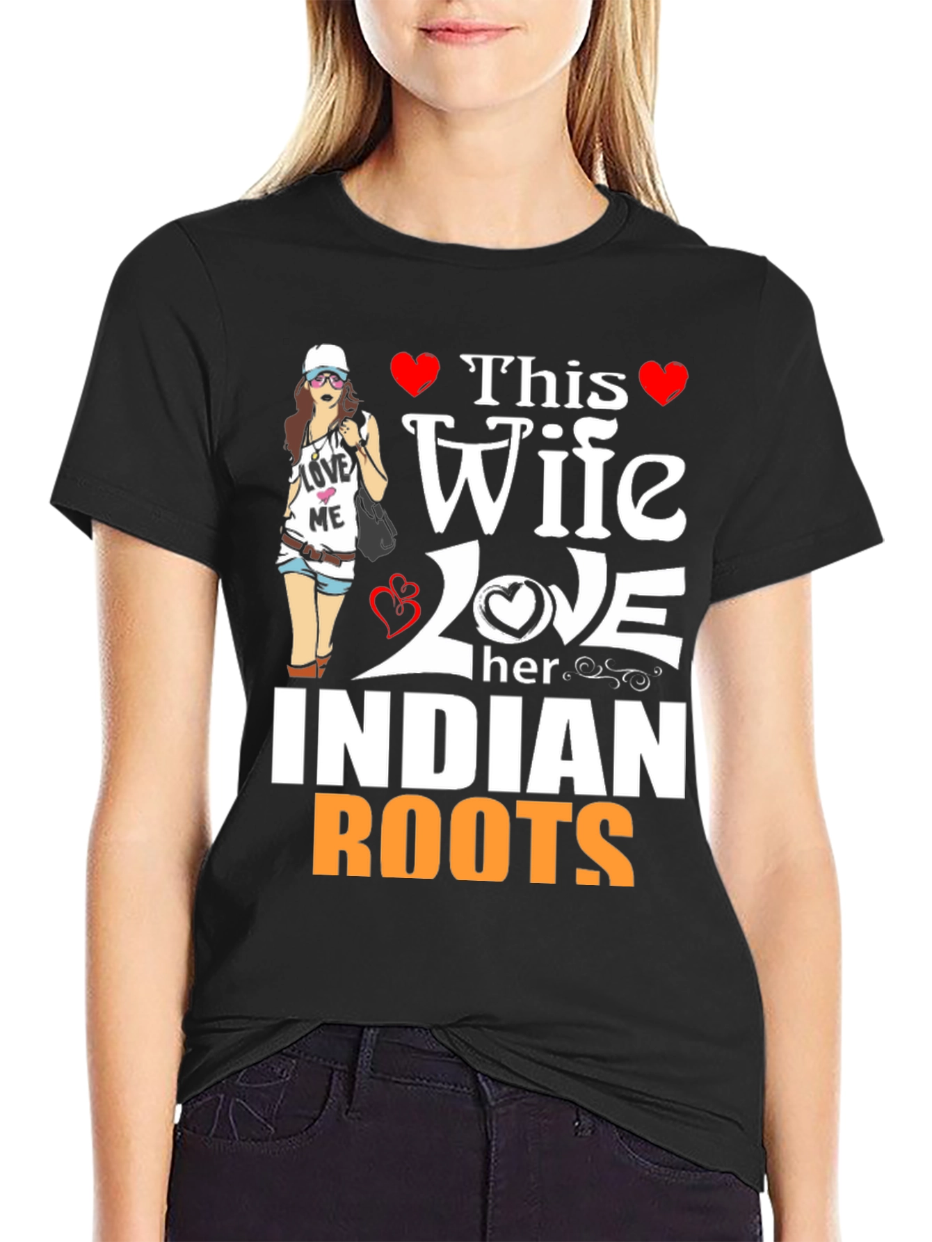 Wife Loves Indian Roots T-Shirt