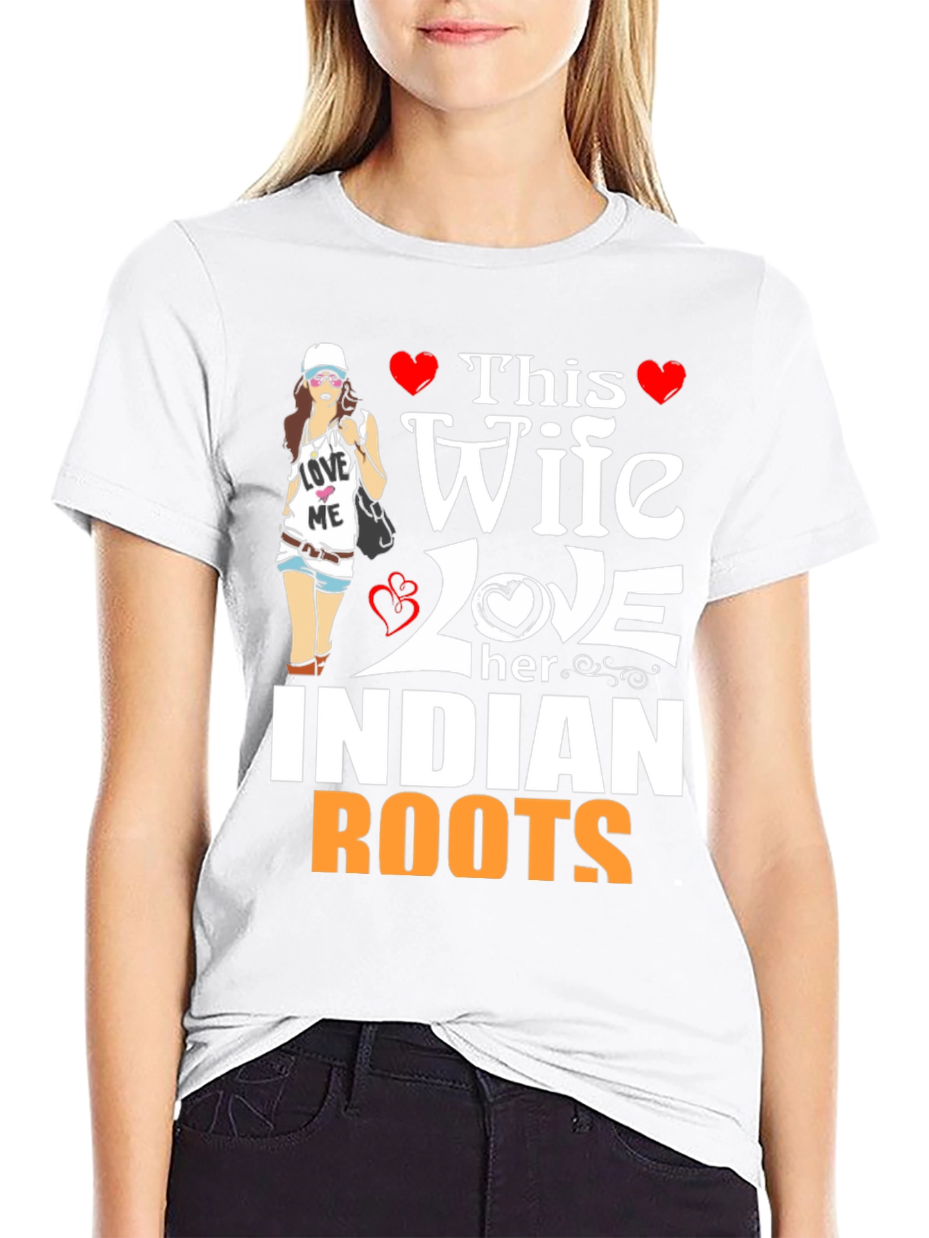 Wife Loves Indian Roots T-Shirt