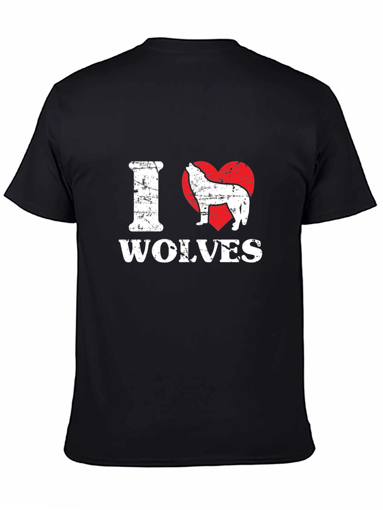 I Love Wolves Graphic T-Shirt