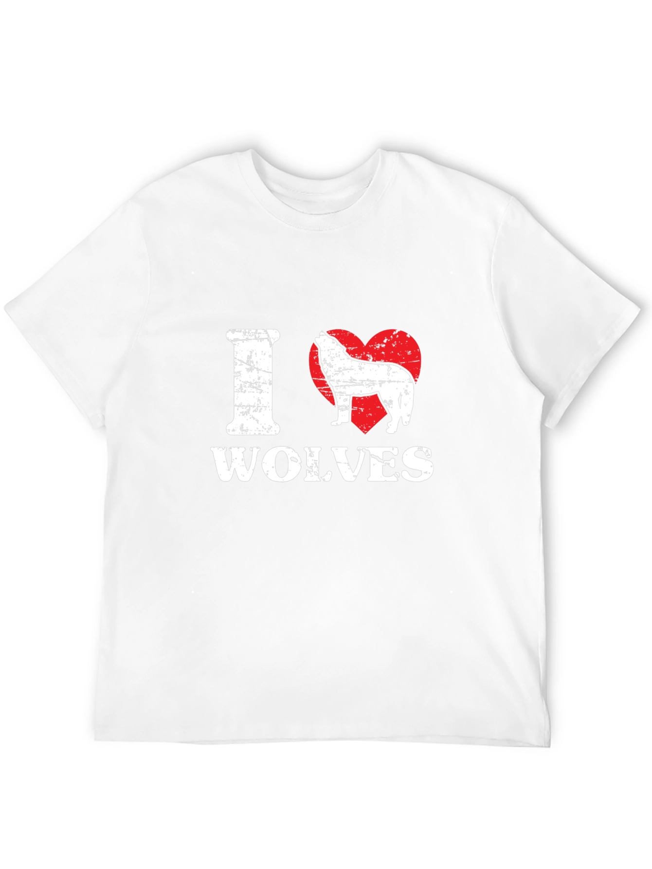 I Love Wolves Graphic T-Shirt