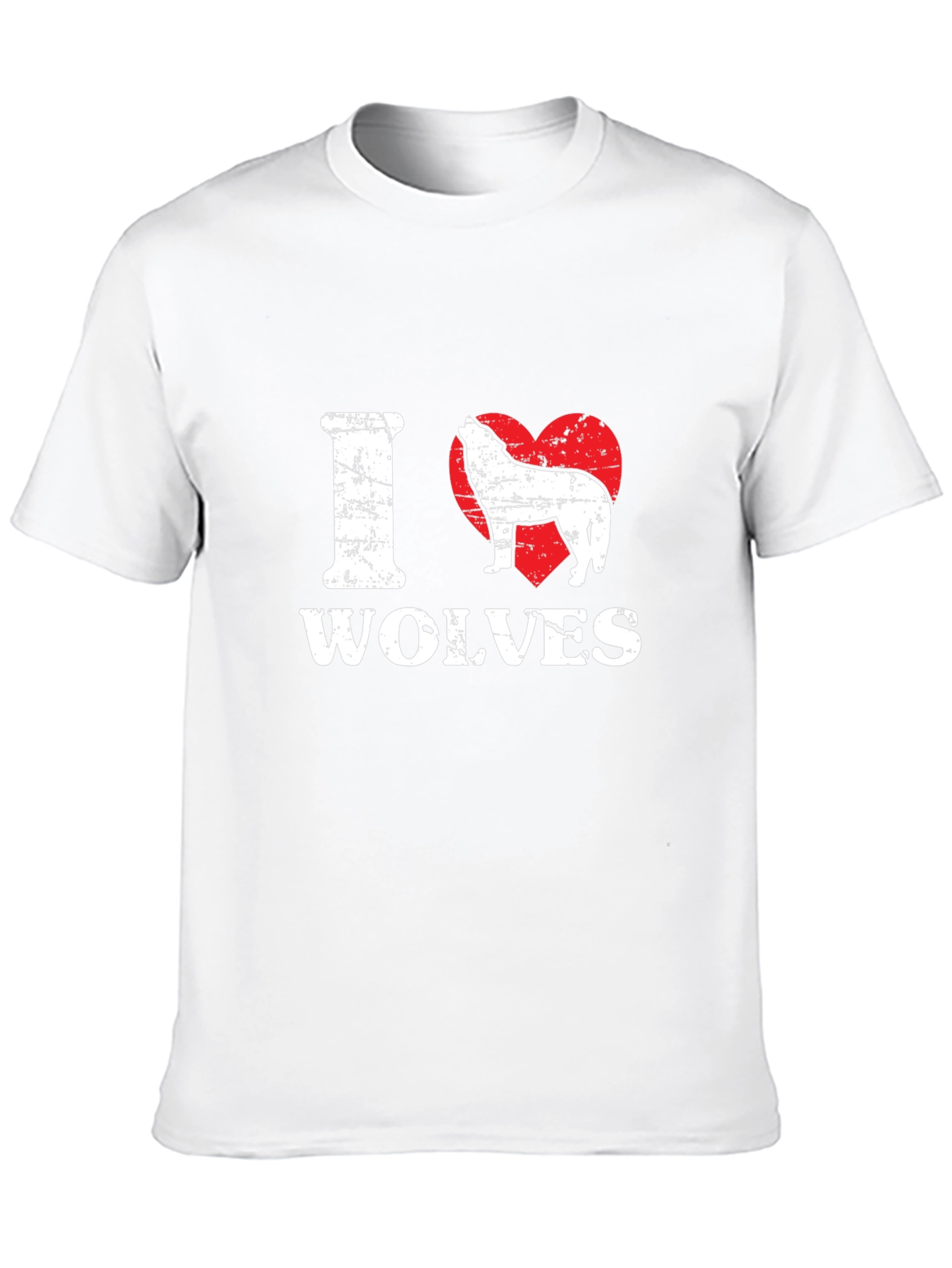 I Love Wolves Graphic T-Shirt