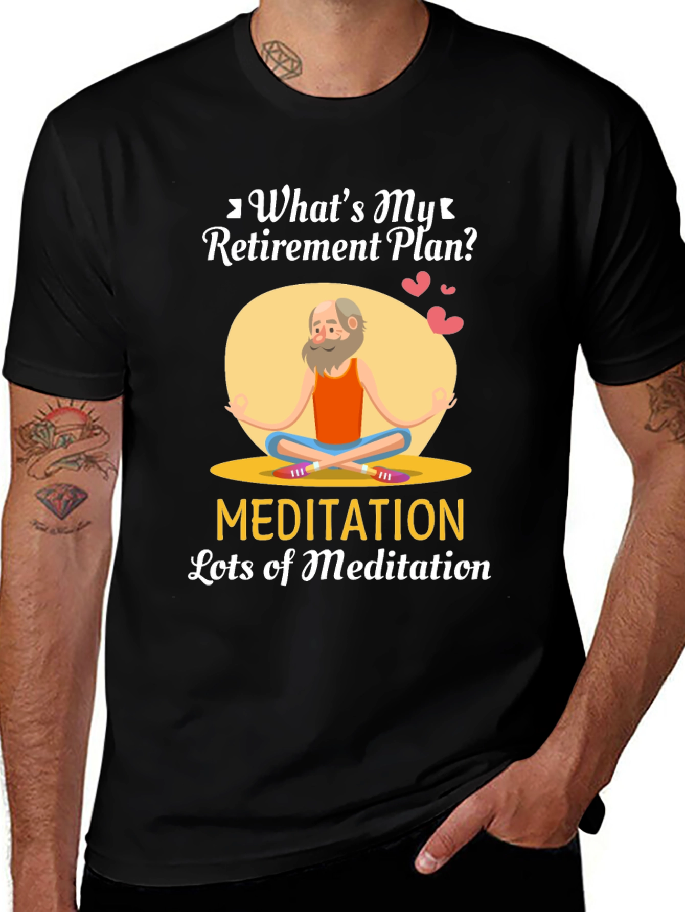 Retirement Plan Meditation T-Shirt