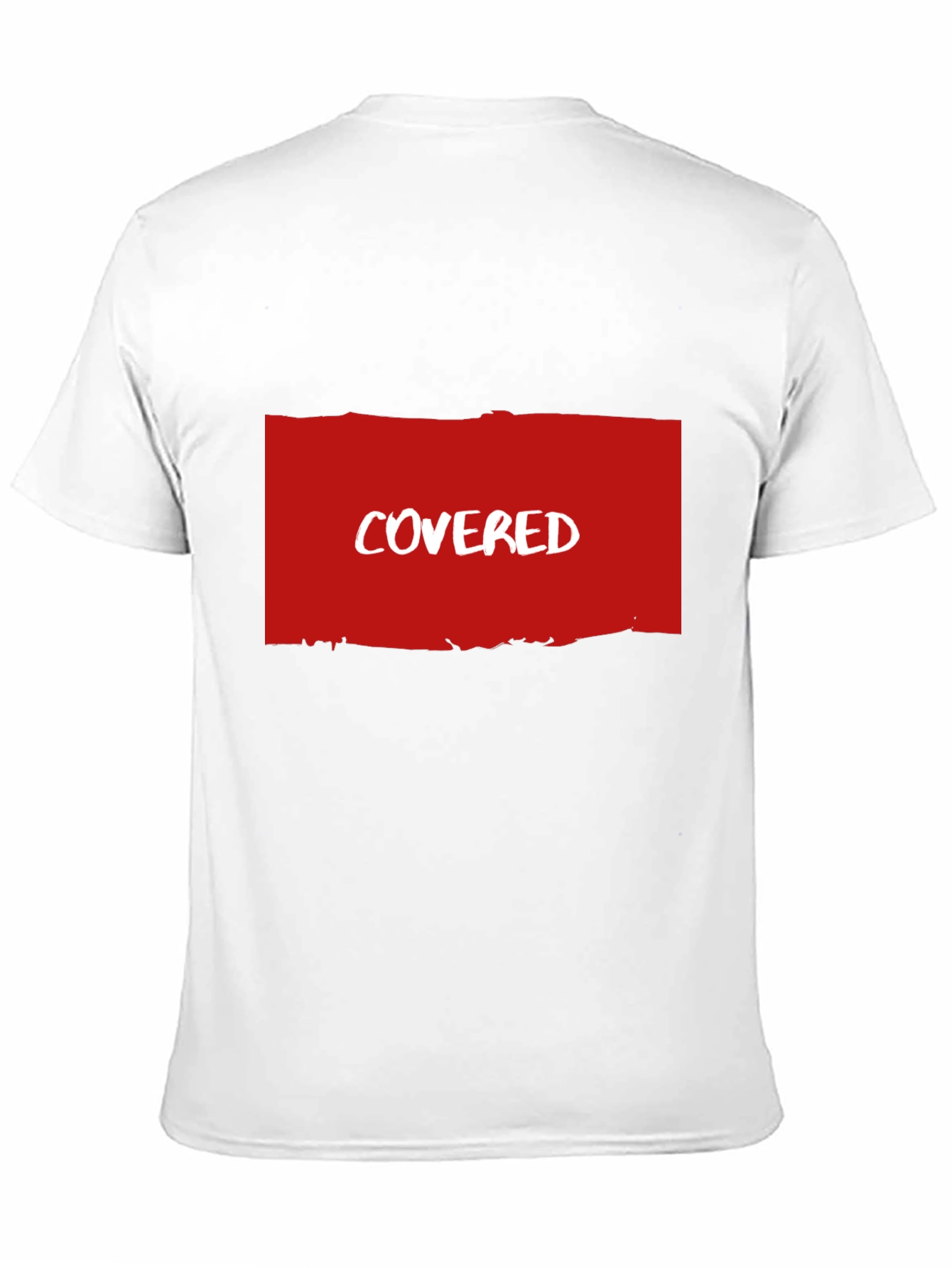Covered T-Shirt - Soft Black Cotton Blend