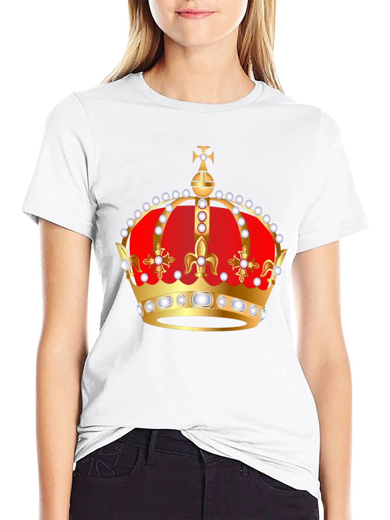 Crown Graphic Tee - Royal Style T-Shirt