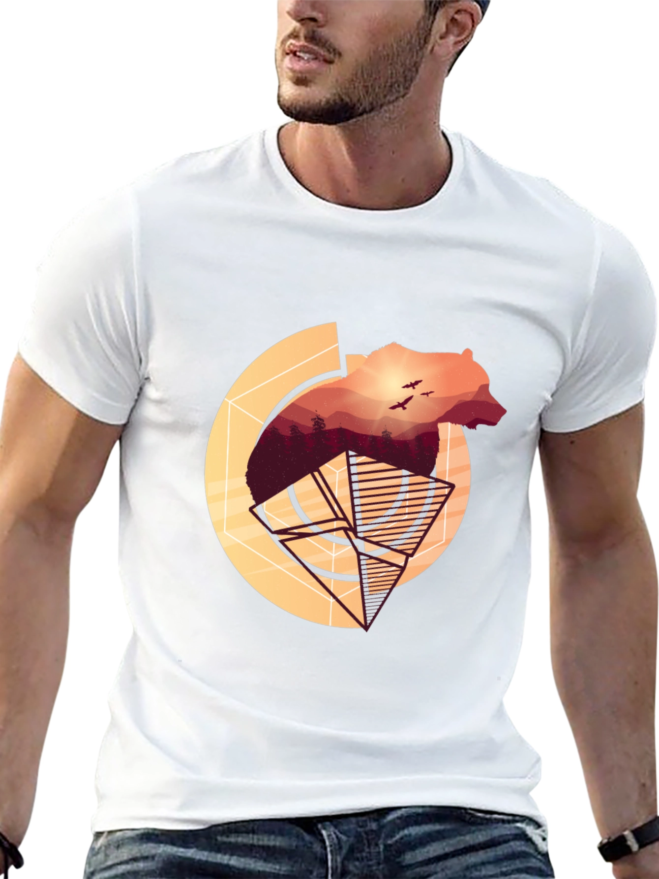 Bear Silhouette Graphic Tee