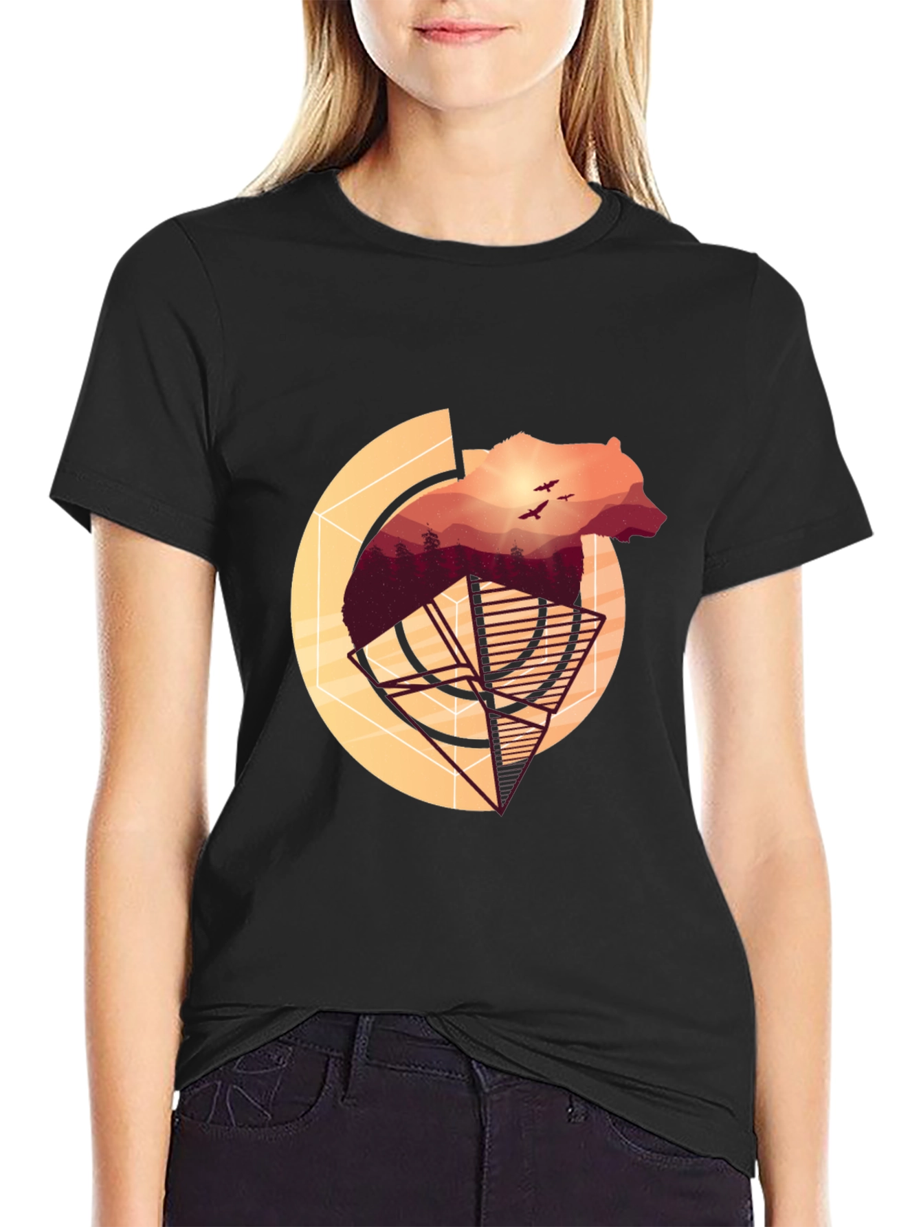 Bear Silhouette Graphic Tee