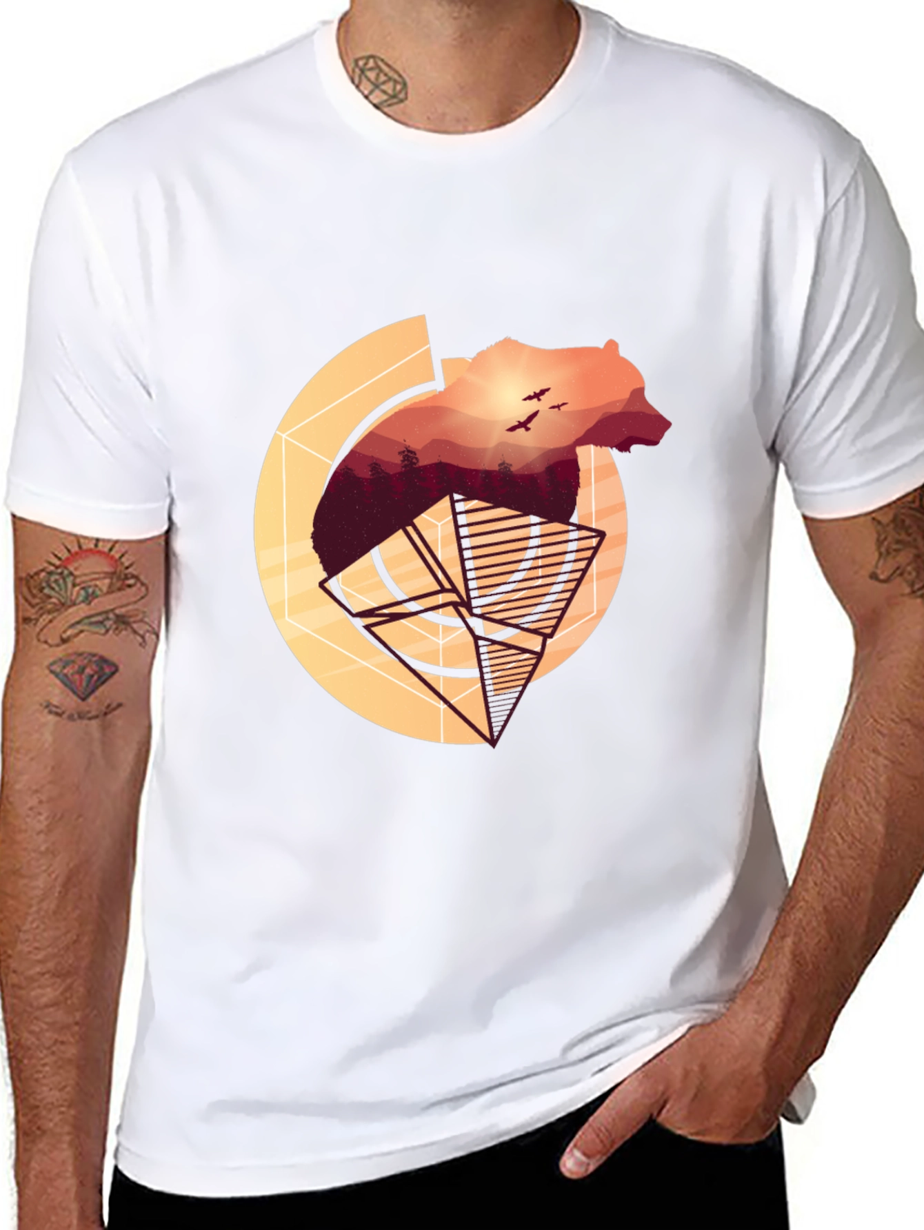 Bear Silhouette Graphic Tee