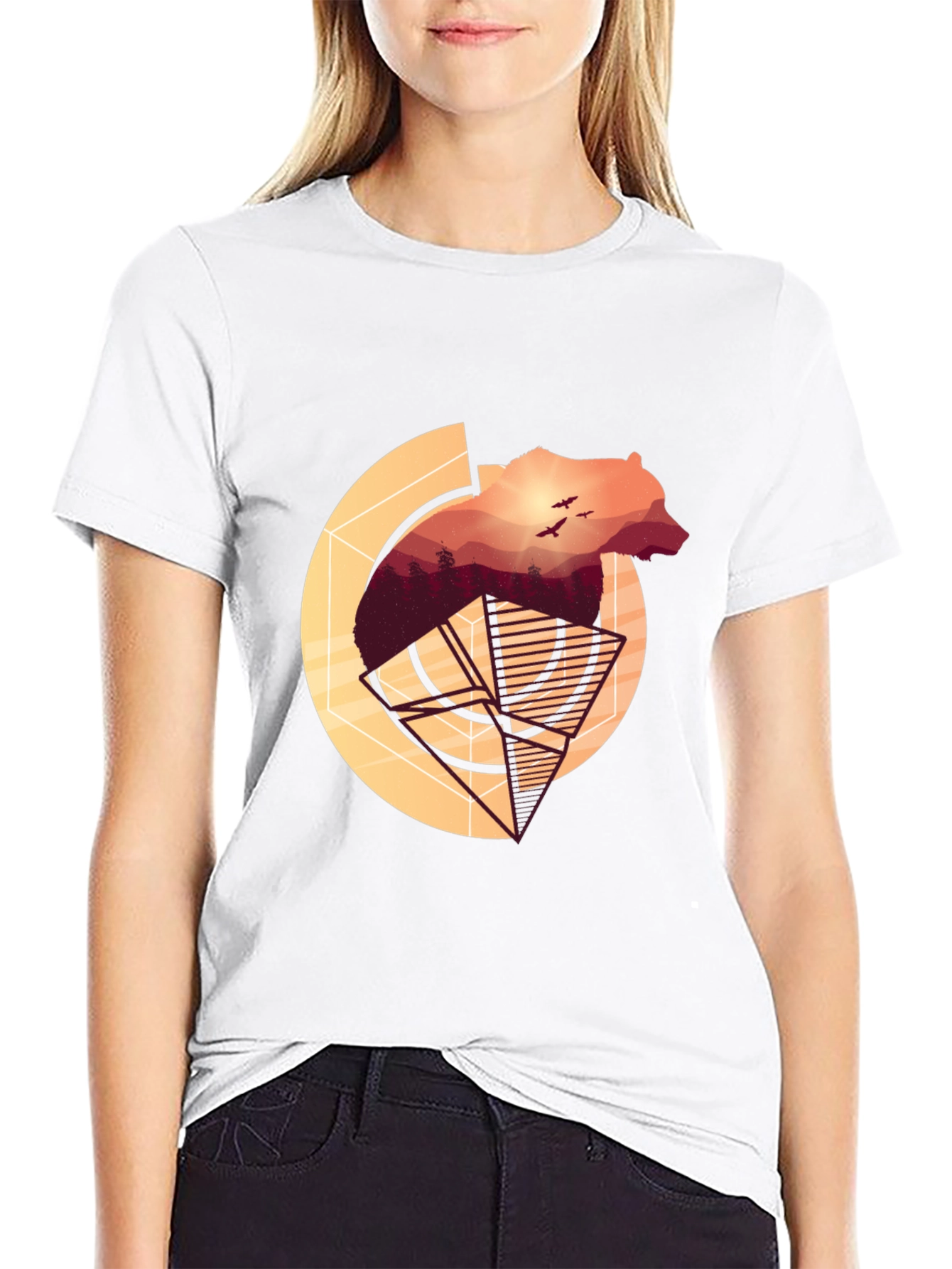 Bear Silhouette Graphic Tee