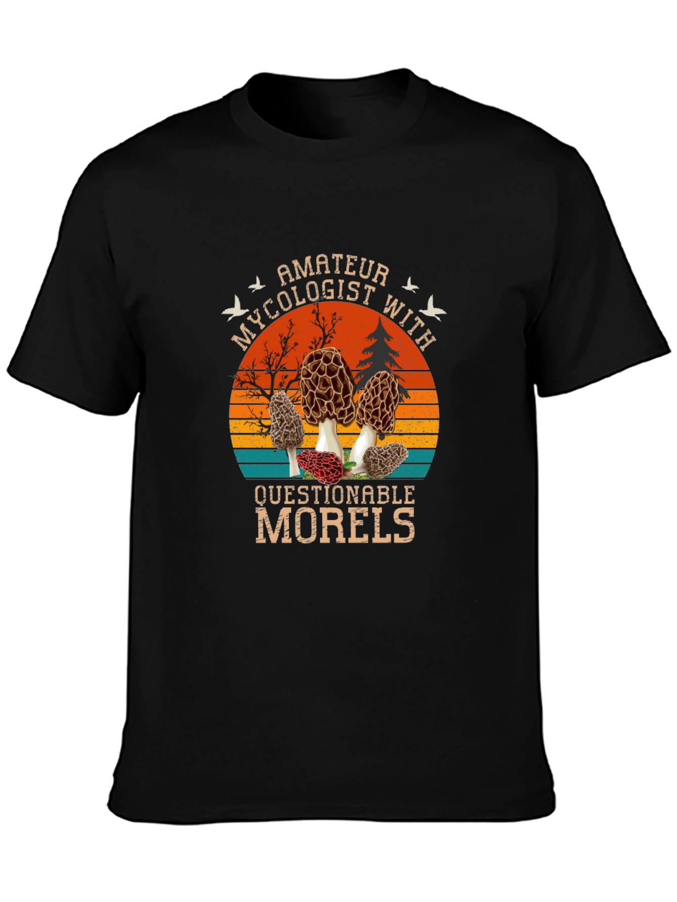 Amateur Mycologist Morel Mushroom T-Shirt