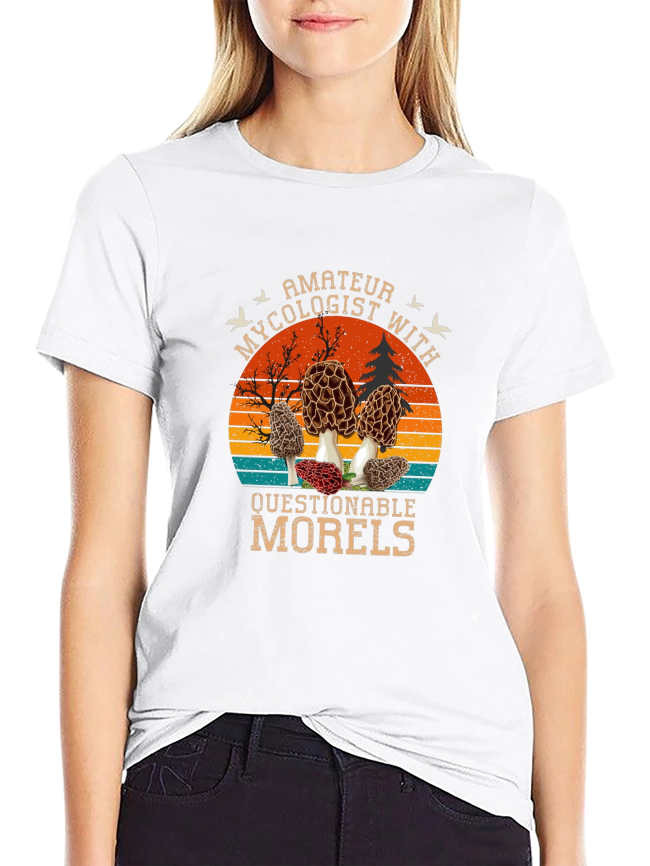 Amateur Mycologist Morel Mushroom T-Shirt