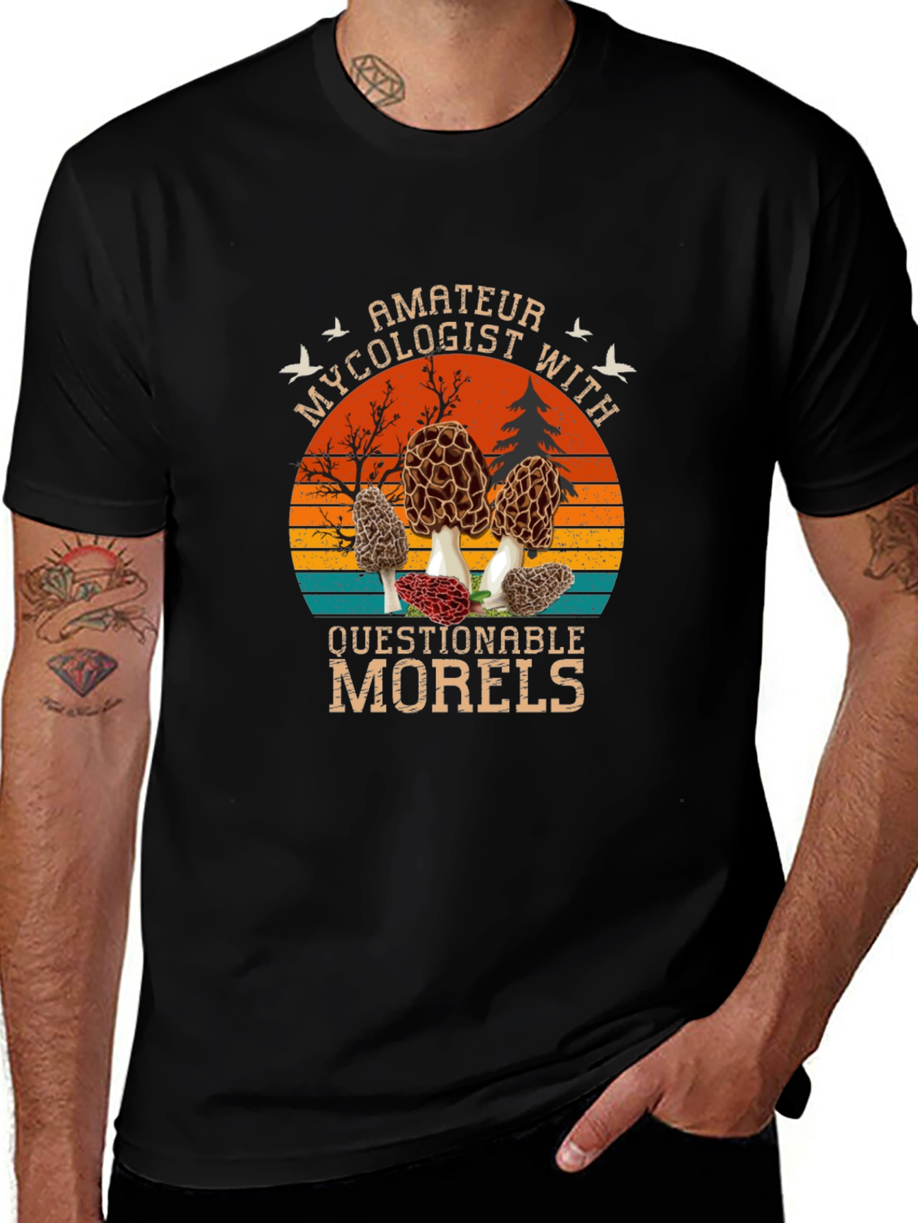 Amateur Mycologist Morel Mushroom T-Shirt