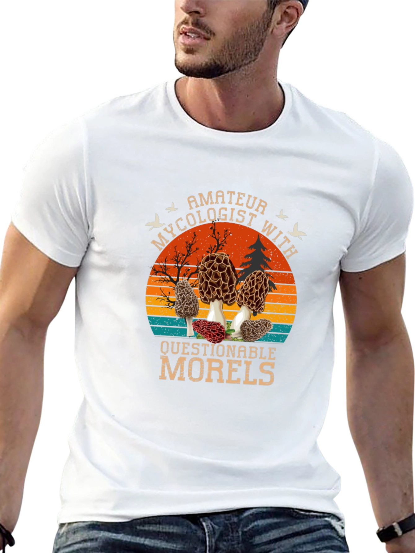 Amateur Mycologist Morel Mushroom T-Shirt