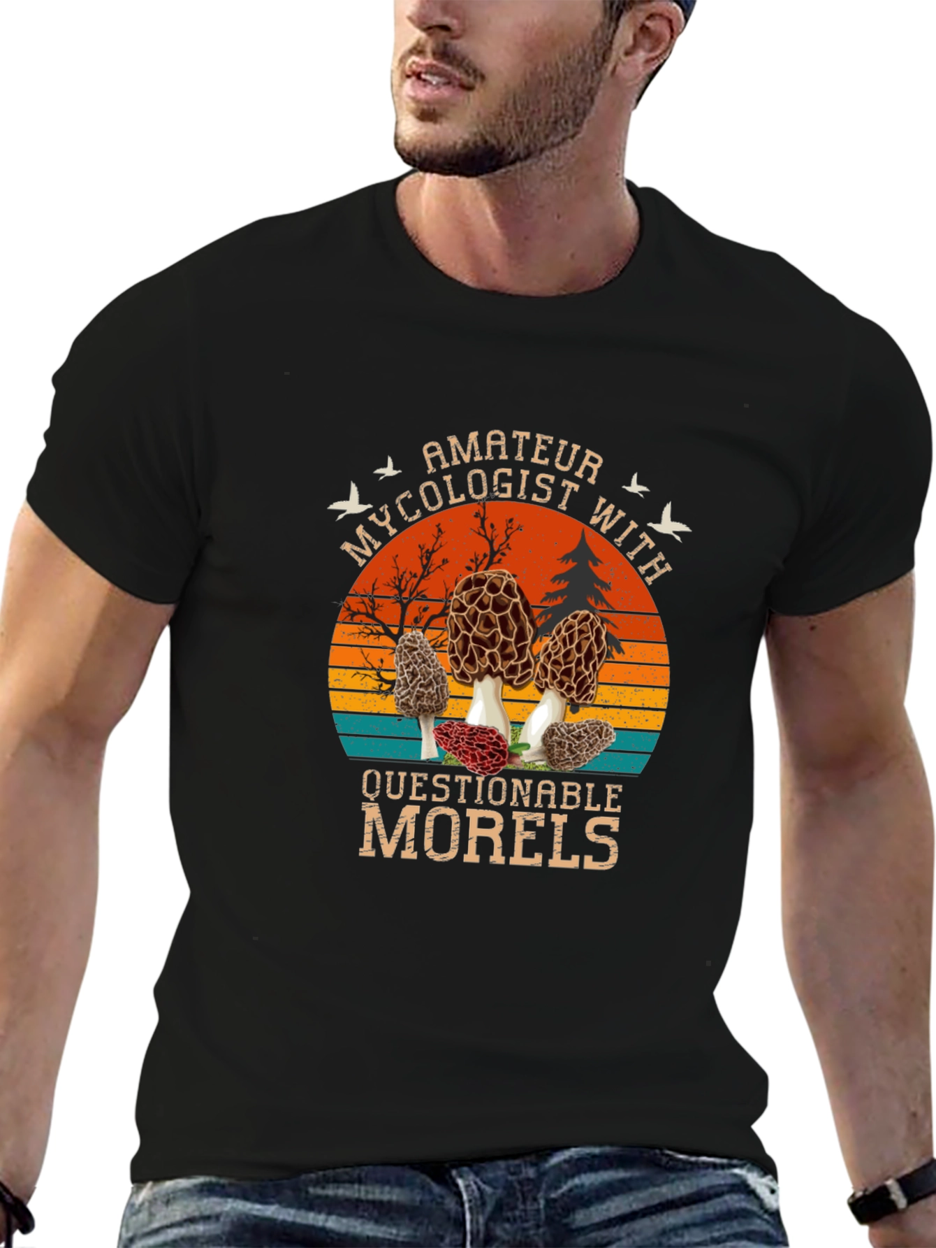 Amateur Mycologist Morel Mushroom T-Shirt