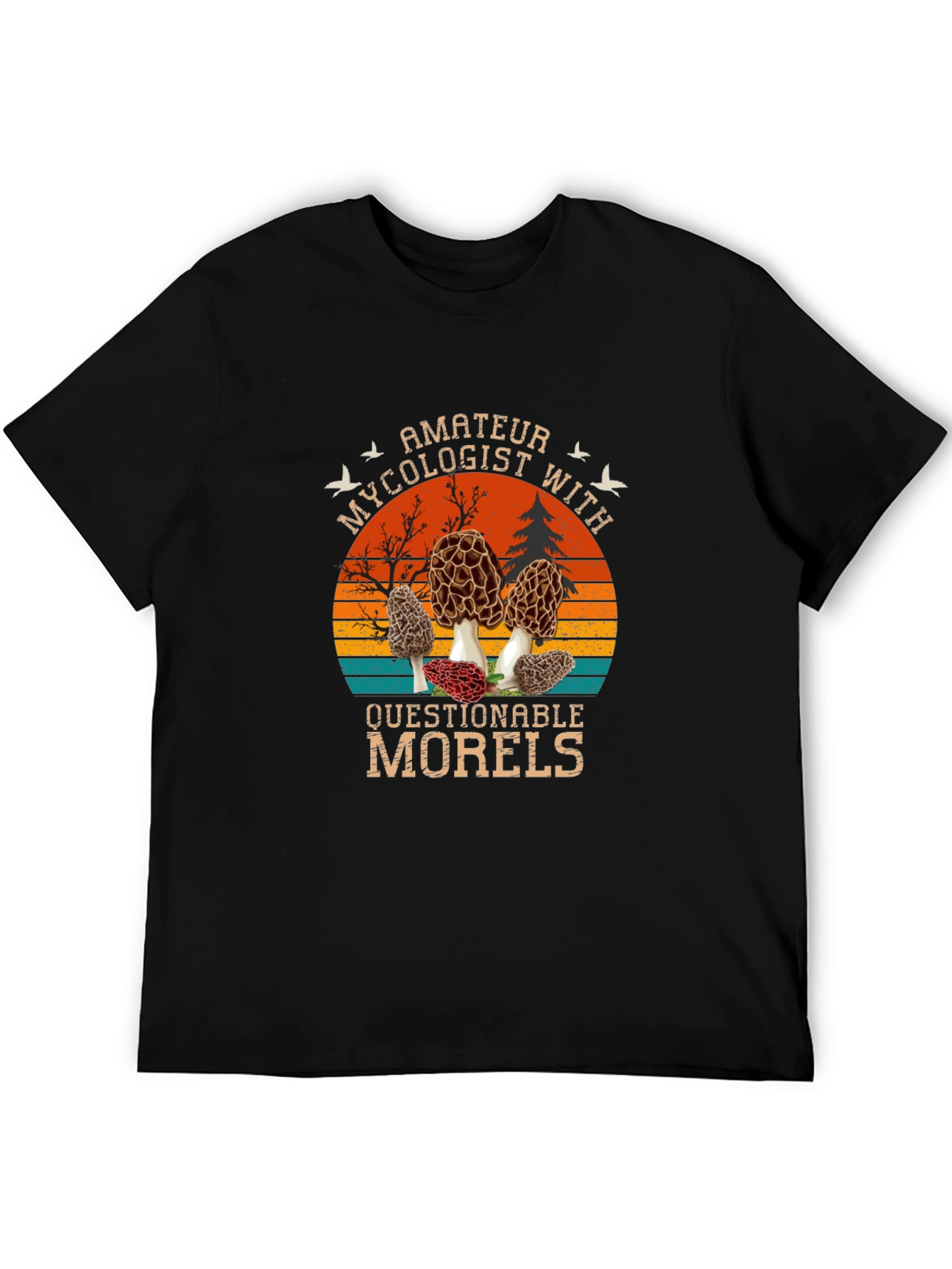 Amateur Mycologist Morel Mushroom T-Shirt