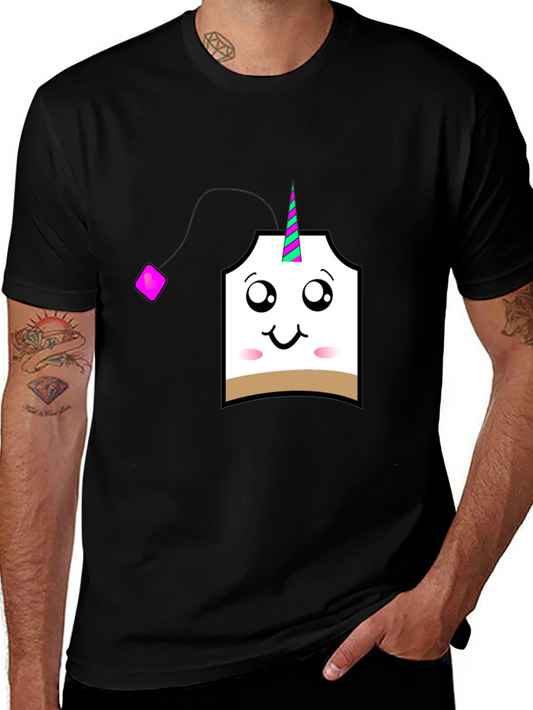 Unicorn Tea Bag Graphic T-Shirt