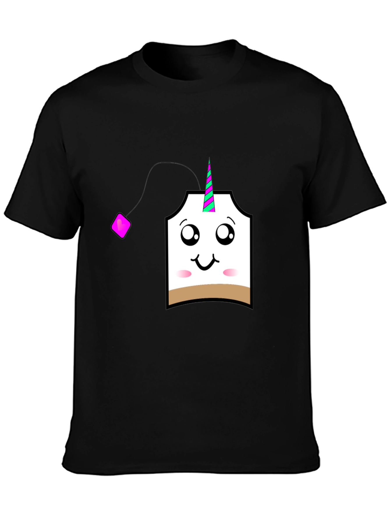 Unicorn Tea Bag Graphic T-Shirt