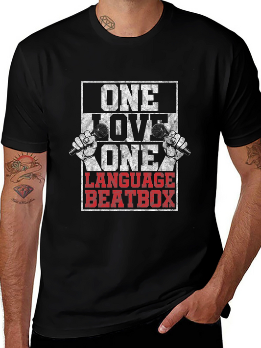 One Love Beatbox T-Shirt - Music Fan Tee