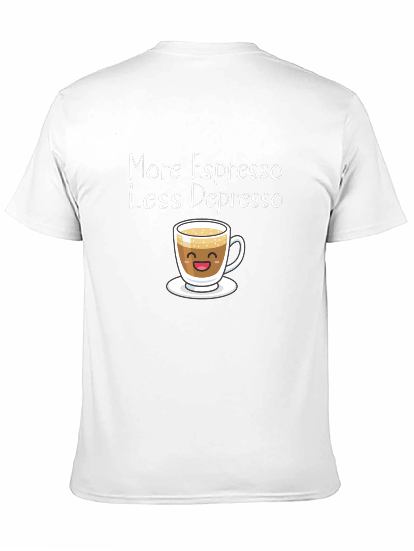More Espresso Less Depresso Funny T-Shirt
