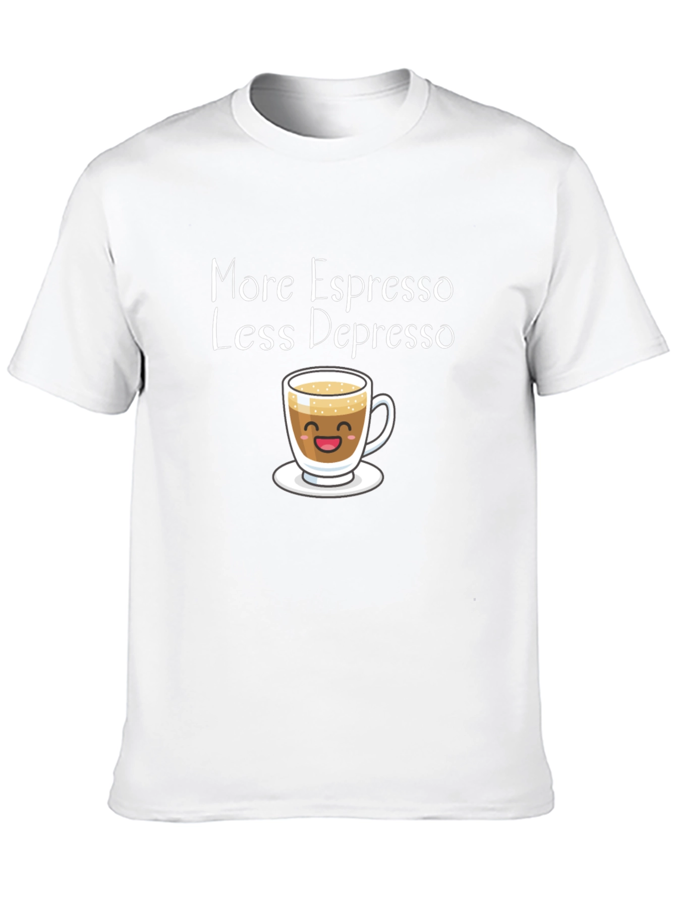 More Espresso Less Depresso Funny T-Shirt