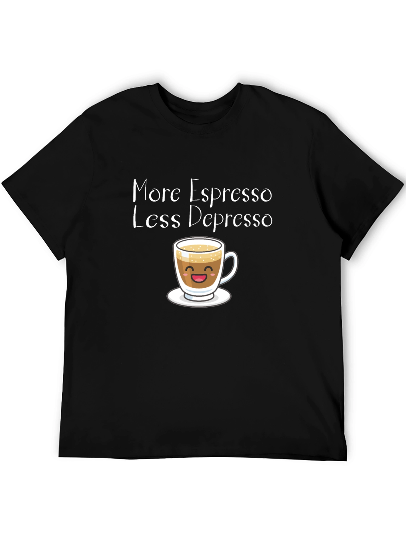More Espresso Less Depresso Funny T-Shirt