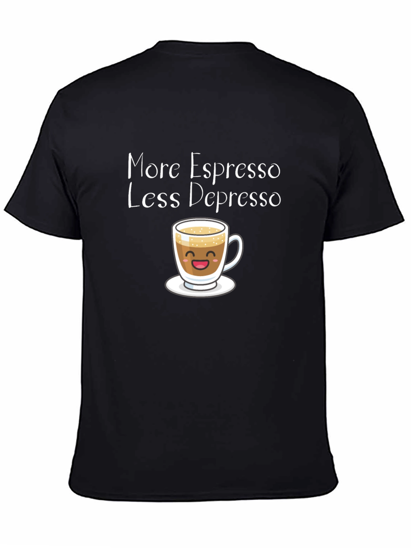More Espresso Less Depresso Funny T-Shirt