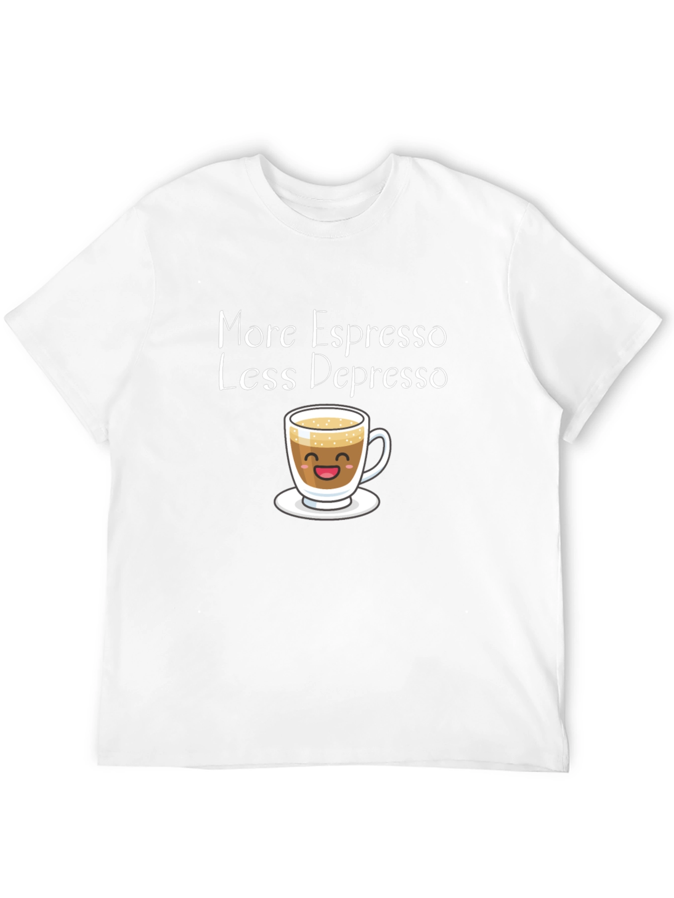 More Espresso Less Depresso Funny T-Shirt