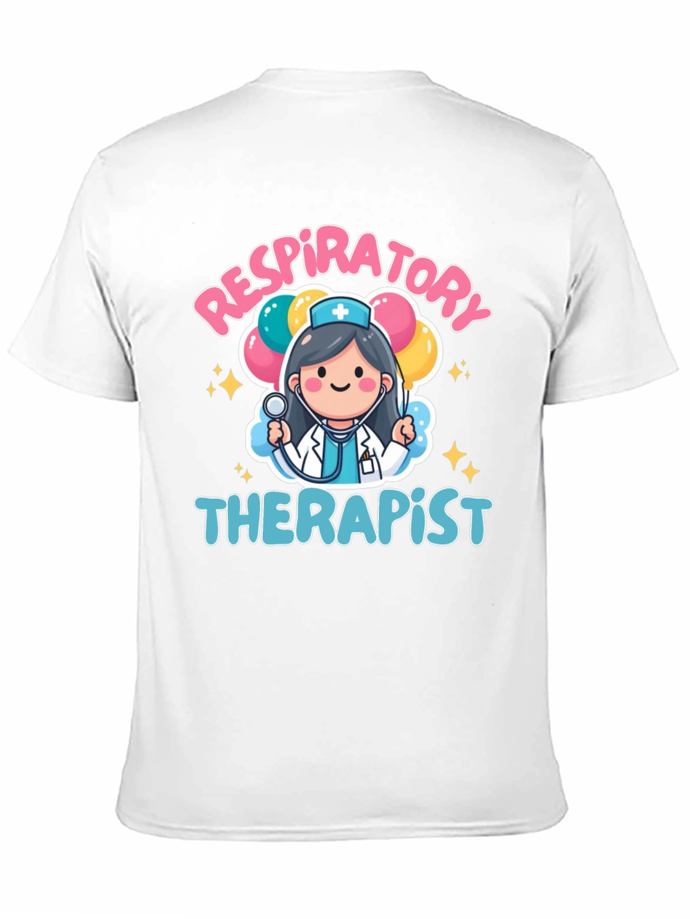 Respiratory Therapist Cartoon Graphic T-Shirt
