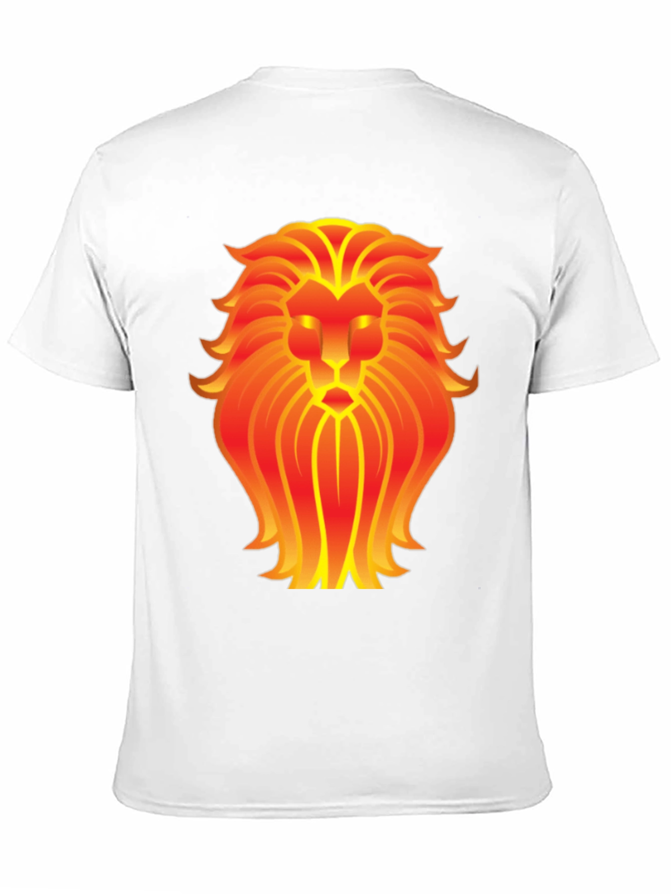 Fiery Lion Graphic Tee - Bold Zodiac Leo Shirt