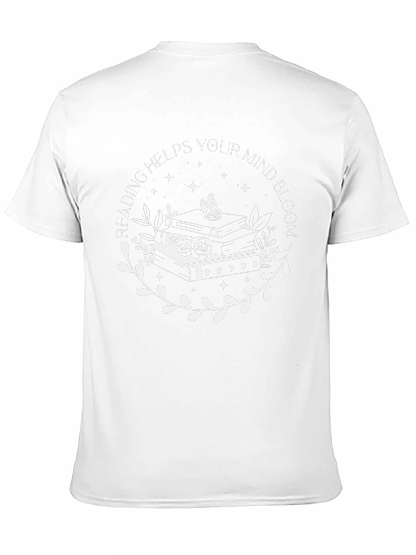 Reading Helps Your Mind Bloom Unisex Tee