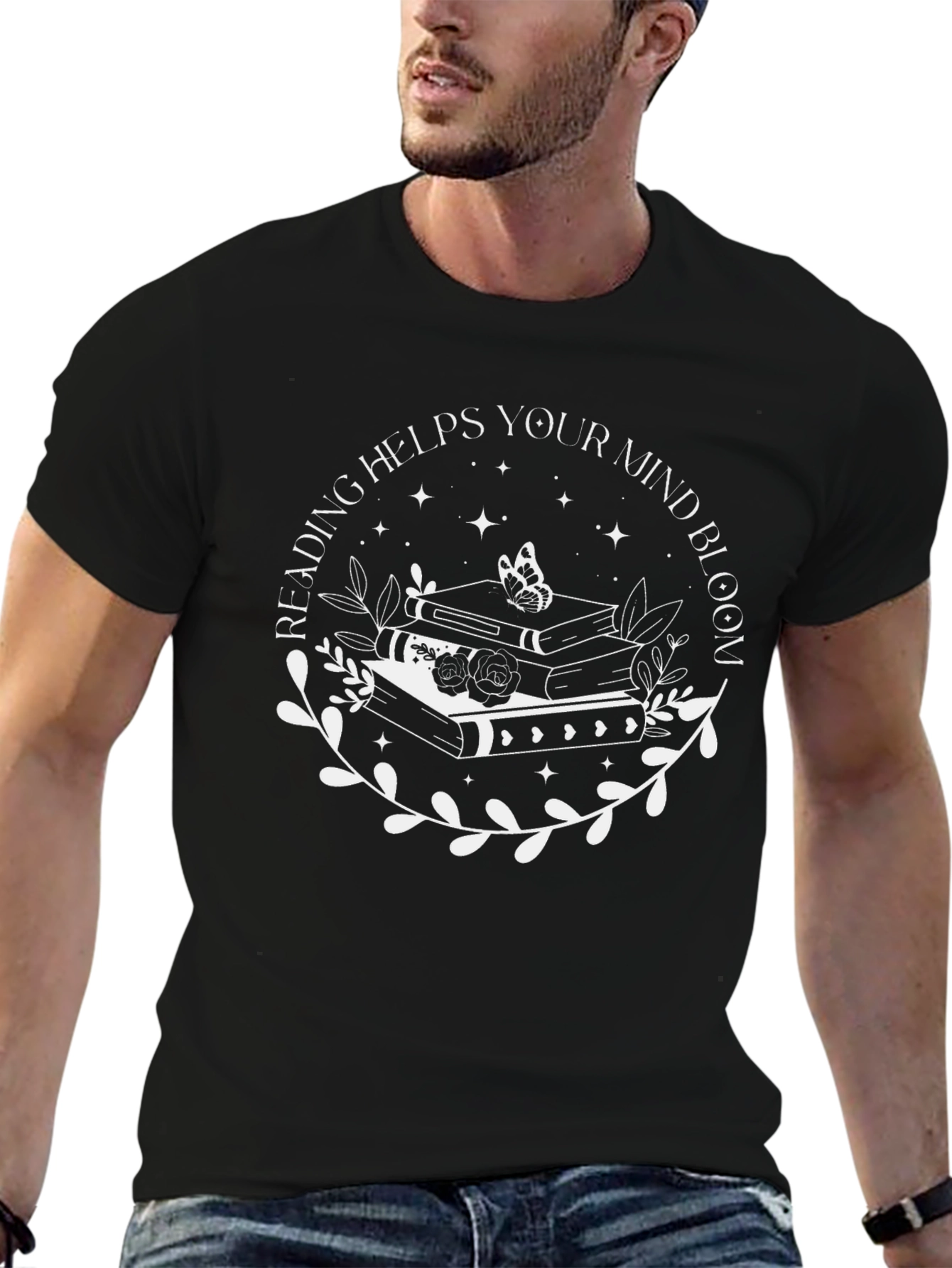 Reading Helps Your Mind Bloom Unisex Tee